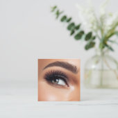 Code für das Branding von Geschäften | Verpackungs Quadratische Visitenkarte (Stehend Vorderseite)