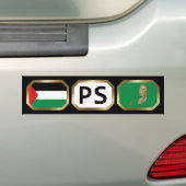 Code für die palästinensische Flagge - Autoaufkleb Autoaufkleber (Auf Auto)