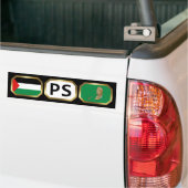 Code für die palästinensische Flagge - Autoaufkleb Autoaufkleber (Auf Lkw)