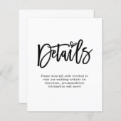 Code für Hochzeitsskripte für Skript QR (Vorne/Hinten)