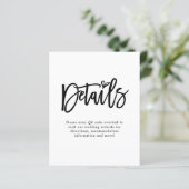 Code für Hochzeitsskripte für Skript QR (Stehend Vorderseite)