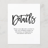 Code für Hochzeitsskripte für Skript QR (Vorderseite)