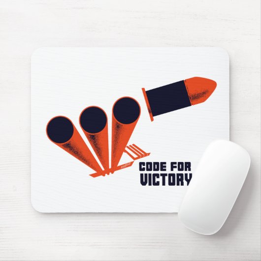 Code für Sieg -- WW2 Mousepad (Mit Mouse)