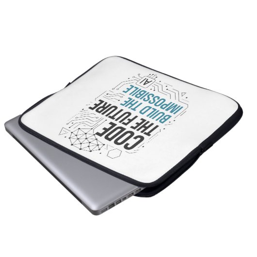Code Future Build Unleeve | Technischer Schutz Laptopschutzhülle (Vorne Knopf)
