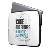Code Future Build Unleeve | Technischer Schutz Laptopschutzhülle (Vorderseite Links)