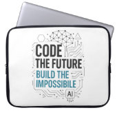 Code Future Build Unleeve | Technischer Schutz Laptopschutzhülle (Vorderseite)