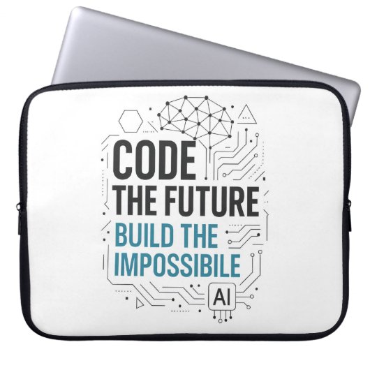Code Future Build Unleeve | Technischer Schutz Laptopschutzhülle (Vorderseite)