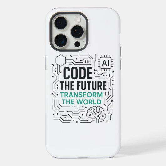 Code Future Transformation World Case iPhone Hülle (Rückseite)