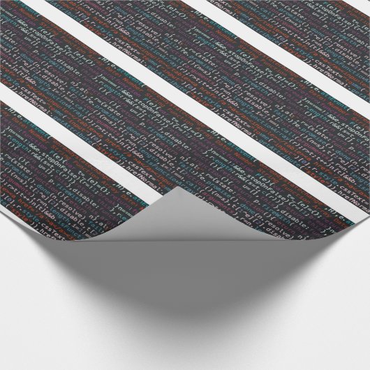 Code Geschenkpapier (Ecke)