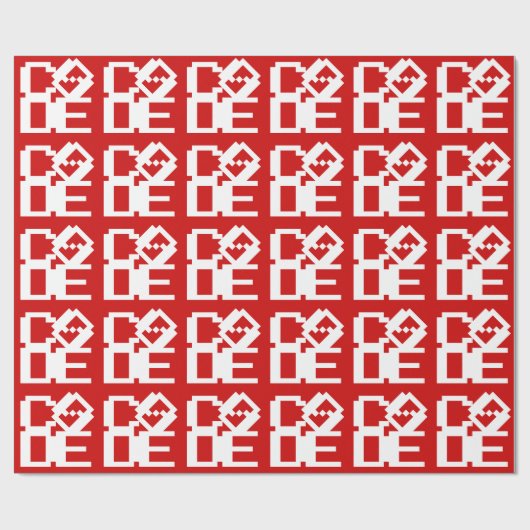 CODE GESCHENKPAPIER (Flach)