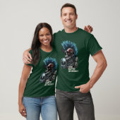 Code Glitch Deconstruct Cyberpunk Punk Totenkopf K T-Shirt (Unisex)