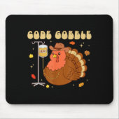 Code Gobble Funny Thanksgiving Nurse Rn Cna Medica Mousepad (Vorne)