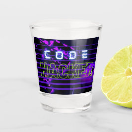 Code Hacker Schnapsglas