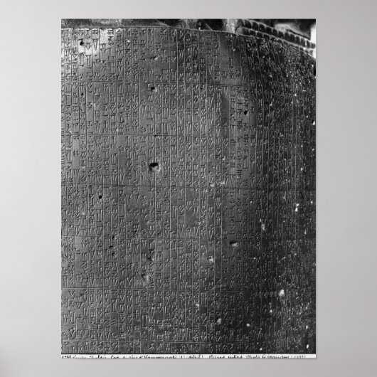 Code Hammurabi, Angabe der Spaltenbezeichnung Poster (Vorne)