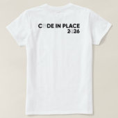 Code in Place 2026 T-Shirt  (Design Rückseite)
