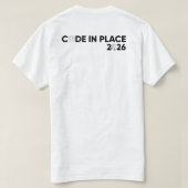 Code in Place 2026 T-Shirt (Design Rückseite)
