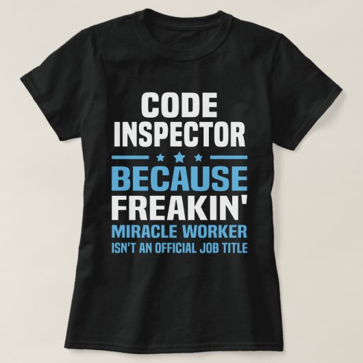 Code Inspector T-Shirt (Design vorne)