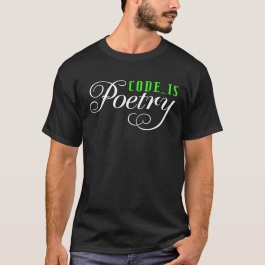 Code is poetry T-Shirt (Vorderseite)