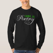 Code is poetry T-Shirt (Vorderseite)
