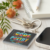 Code ist Poesie: Erhöhen Sie Ihre Programmierleide Schlüsselanhänger (Vorderseite rechts)