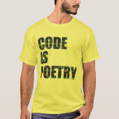 Code ist Poesie T-Shirt (Vorderseite)