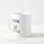 Code Kaffee Krankenpfleger Humor Schicht Leben Kaffeetasse (Vorderseite Links)