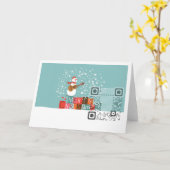 Code-Karte 7" des Gruß-QR x5 " Karte (Gelbe Blume)