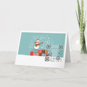 Code-Karte 7" des Gruß-QR x5 " Karte