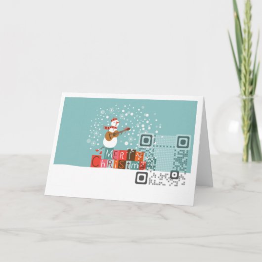 Code-Karte 7" des Gruß-QR x5 " Karte (Vorderseite)