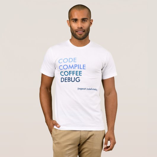 Code Kompilieren des Coffee Debug-T - Shirt (Vorne ganz)