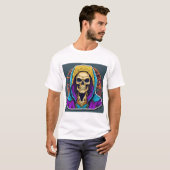 "Code-Kreationen: Portrait eines Entwicklers gedru T-Shirt (Vorne ganz)