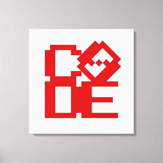 CODE LEINWANDDRUCK (Vorderseite)