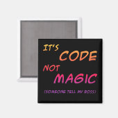 Code Magic Magnet (Vorderseite/Rückseite)