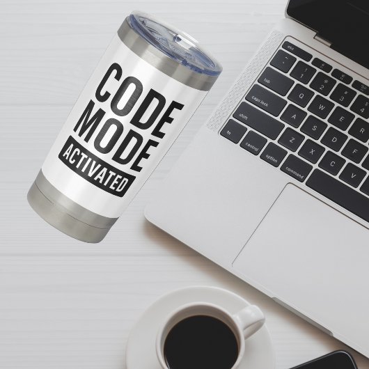 Code-Modus Aktivierter Code-Entwickler Thermobecher