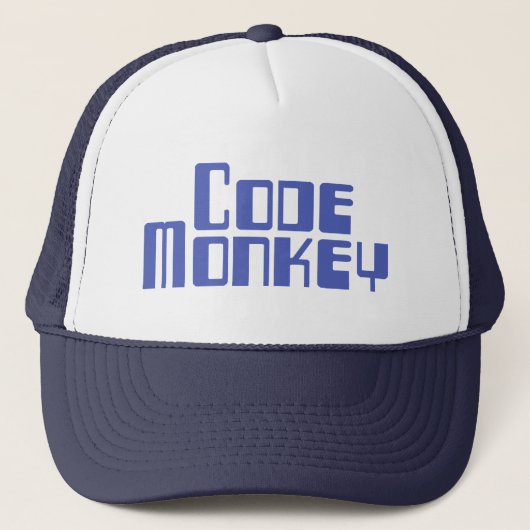 Code Monkey Cap Truckerkappe (Vorderseite)