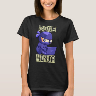 Code Ninja Coder Software Entwickler Programmier I T-Shirt