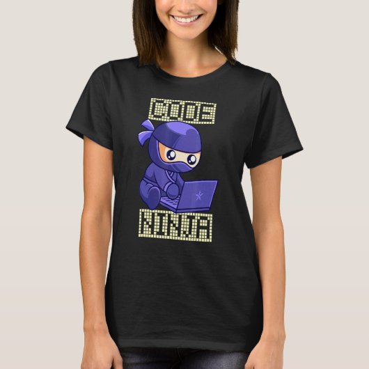 Code Ninja Coder Software Entwickler Programmier I T-Shirt (Vorderseite)