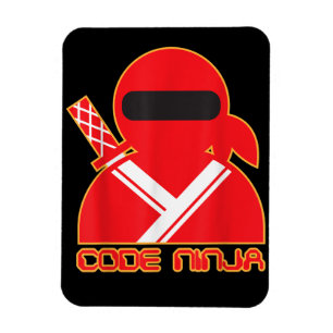 Code Ninja Computer-Codierungsingenieur Lustige Li Magnet