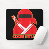 Code Ninja Computer-Codierungsingenieur Lustige Li Mousepad (Mit Mouse)