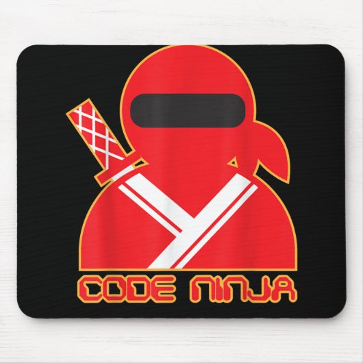 Code Ninja Computer-Codierungsingenieur Lustige Li Mousepad (Vorne)