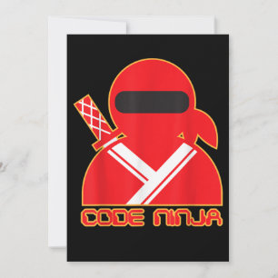 Code Ninja Computer Coding Engineer Funny Lovers Feiertagskarte