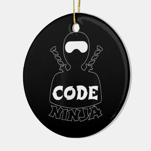 Code Ninja Computer Coding Engineer Funny Lovers Keramik Ornament (Links)