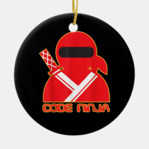 Code Ninja Computer Coding Engineer Funny Lovers Keramik Ornament