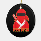Code Ninja Computer Coding Engineer Funny Lovers Keramik Ornament (Links)