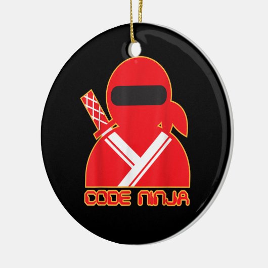 Code Ninja Computer Coding Engineer Funny Lovers Keramik Ornament (Links)