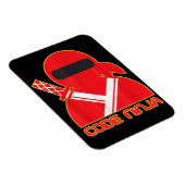 Code Ninja Computer Coding Engineer Funny Lovers Magnet (Rechte Seite)