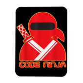 Code Ninja Computer Coding Engineer Funny Lovers Magnet (Vertikal)