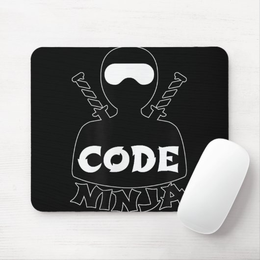 Code Ninja Computer Coding Engineer Funny Lovers Mousepad (Mit Mouse)