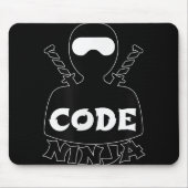 Code Ninja Computer Coding Engineer Funny Lovers Mousepad (Vorne)