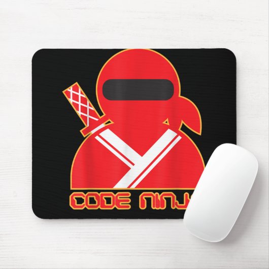 Code Ninja Computer Coding Engineer Funny Lovers Mousepad (Mit Mouse)